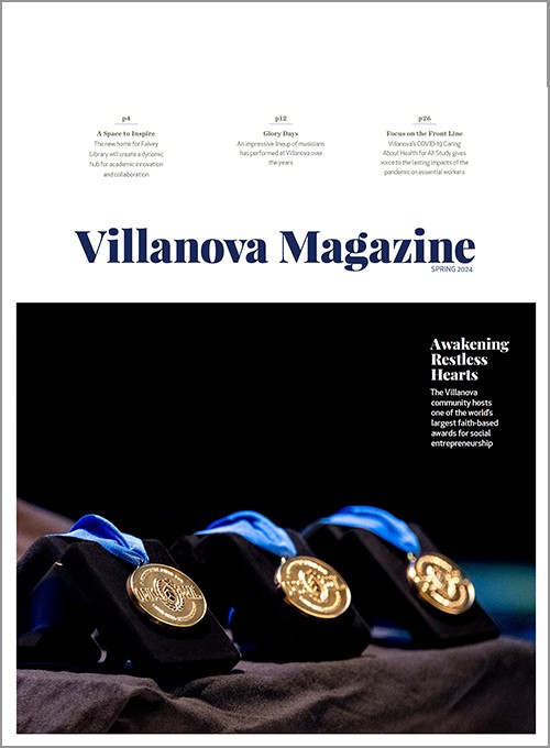 The cover of the fall 2023 issue of Villanova Magazine 